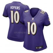 Camiseta NFL Game Mujer Baltimore Ravens DeAndre Hopkins Violeta
