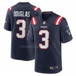 Camiseta NFL Game New England Patriots Demario Douglas Azul Blanco