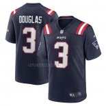 Camiseta NFL Game New England Patriots Demario Douglas Azul Blanco