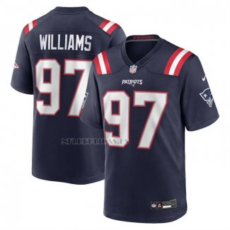 Camiseta NFL Game New England Patriots Milton Williams Azul