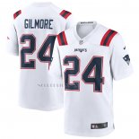 Camiseta NFL Game New England Patriots Stephon Gilmore Blanco