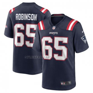 Camiseta NFL Game New England Patriots Tyrese Robinson Azul