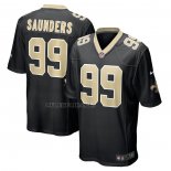 Camiseta NFL Game New Orleans Saints Khalen Saunders Negro
