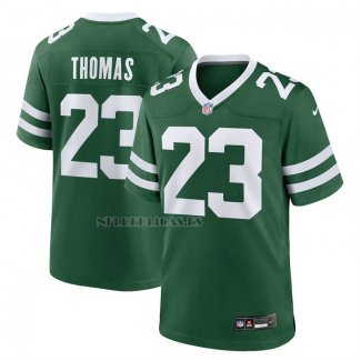 Camiseta NFL Game New York Jets Azareyeh Thomas Legacy Verde