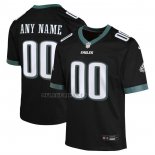 Camiseta NFL Game Nino Philadelphia Eagles Alterno Personalizada Negro