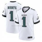 Camiseta NFL Game Philadelphia Eagles Jalen Hurts Blanco1