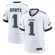 Camiseta NFL Game Philadelphia Eagles Jalen Hurts Blanco1
