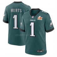 Camiseta NFL Game Philadelphia Eagles Jalen Hurts Super Bowl LIX Verde