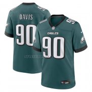Camiseta NFL Game Philadelphia Eagles Jordan Davis Verde1