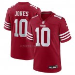 Camiseta NFL Game San Francisco 49ers Mac Jones Rojo