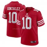 Camiseta NFL Game San Francisco 49ers Zane Gonzalez Rojo