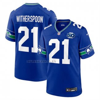 Camiseta NFL Game Seattle Seahawks Devon Witherspoon Alterno 50th Season Royal