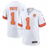 Camiseta NFL Game Tampa Bay Buccaneers Rachaad White 50th Season Blanco