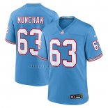 Camiseta NFL Game Tennessee Titans Mike Munchak Throwback Retired Azul