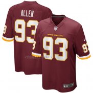 Camiseta NFL Game Washington Commanders Jonathan Allen Primera Rojo