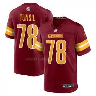 Camiseta NFL Game Washington Commanders Laremy Tunsil Rojo
