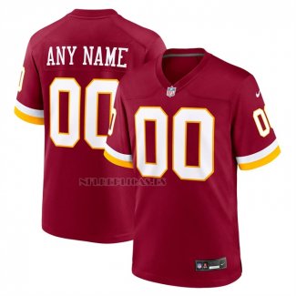 Camiseta NFL Game Washington Commanders Personalizada Rojo1