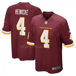 Camiseta NFL Game Washington Commanders Taylor Heinicke Rojo