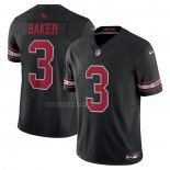 Camiseta NFL Limited Arizona Cardinals Budda Baker Vapor F.U.S.E. Negro