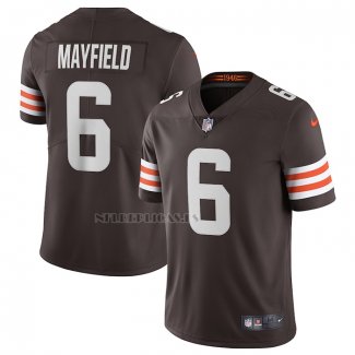 Camiseta NFL Limited Cleveland Browns Baker Mayfield Vapor Marron