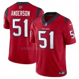 Camiseta NFL Limited Houston Texans Will Anderson Jr. Vapor F.U.S.E. Rojo