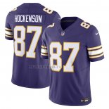 Camiseta NFL Limited Minnesota Vikings T.J. Hockenson Vapor F.U.S.E. Violeta