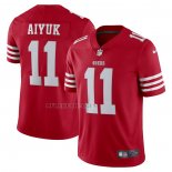 Camiseta NFL Limited San Francisco 49ers Brandon Aiyuk Vapor Rojo