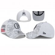 Gorra Pittsburgh Steelers Adjustable 39THIRTY Blanco