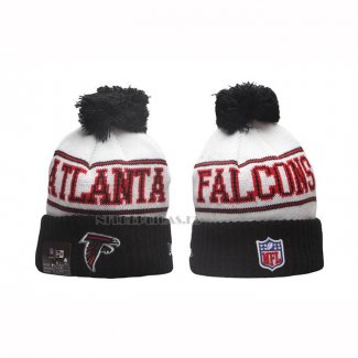 Gorro Beanie Atlanta New Era Blanco Negro