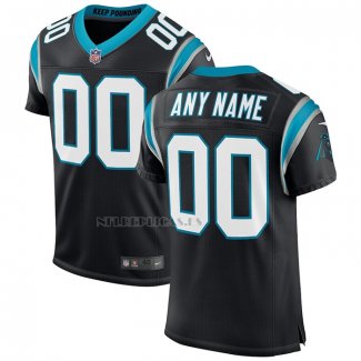 Camiseta NFL Elite Carolina Panthers Personalizada Classic Negro