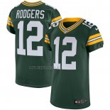 Camiseta NFL Elite Green Bay Packers Aaron Rodgers Vapor Verde