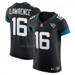 Camiseta NFL Elite Jacksonville Jaguars Trevor Lawrence Vapor Negro