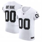 Camiseta NFL Elite Las Vegas Raiders Vapor F.U.S.E. Personalizada Blanco