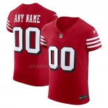 Camiseta NFL Elite San Francisco 49ers Alterno Vapor F.U.S.E. Personalizada Rojo