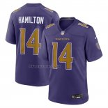 Camiseta NFL Game Baltimore Ravens Kyle Hamilton Alterno Violeta