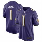 Camiseta NFL Game Baltimore Ravens Malaki Starks 2025 NFL Draft Violeta