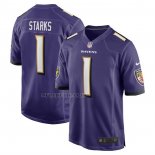 Camiseta NFL Game Baltimore Ravens Malaki Starks 2025 NFL Draft Violeta