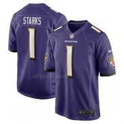 Camiseta NFL Game Baltimore Ravens Malaki Starks 2025 NFL Draft Violeta