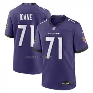 Camiseta NFL Game Baltimore Ravens Olaivavega Ioane 2026 Violeta
