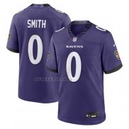 Camiseta NFL Game Baltimore Ravens Roquan Smith Violeta1