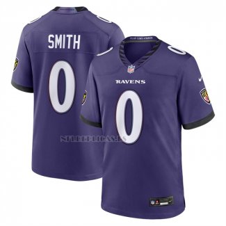 Camiseta NFL Game Baltimore Ravens Roquan Smith Violeta1