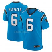 Camiseta NFL Game Carolina Panthers Baker Mayfield Alterno Azul