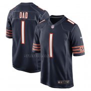 Camiseta NFL Game Chicago Bears Number 1 Dad Azul