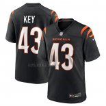 Camiseta NFL Game Cincinnati Bengals Jaylen Key Negro