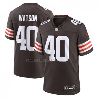 Camiseta NFL Game Cleveland Browns Nathaniel Watson Marron