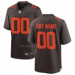 Camiseta NFL Game Cleveland Browns Personalizada Alterno Marron
