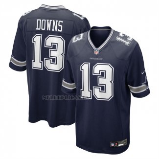 Camiseta NFL Game Dallas Cowboys Caleb Downs 2026 Azul Marino