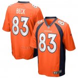 Camiseta NFL Game Denver Broncos Andrew Beck Naranja