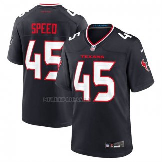 Camiseta NFL Game Houston Texans EJ Speed Negro