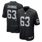 Camiseta NFL Game Las Vegas Raiders Jake Johanning Negro